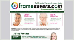 Desktop Screenshot of framesavers.com