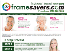 Tablet Screenshot of framesavers.com